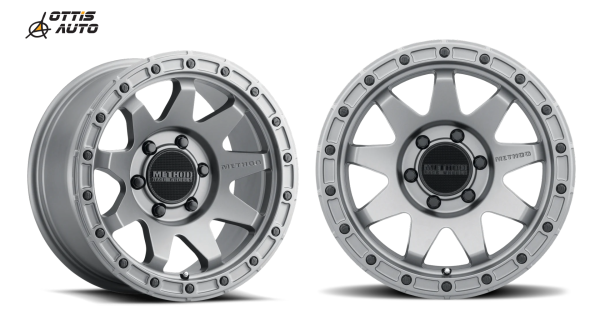 MR317 Matte Titanium – GMC 6 x 5.5 (17 INCH)