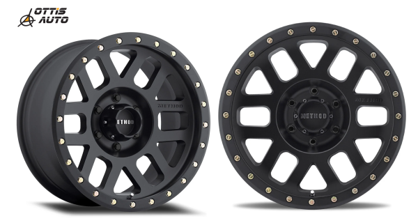 MR309 Matte Black – GMC 6 x 5.5 (17 INCH)