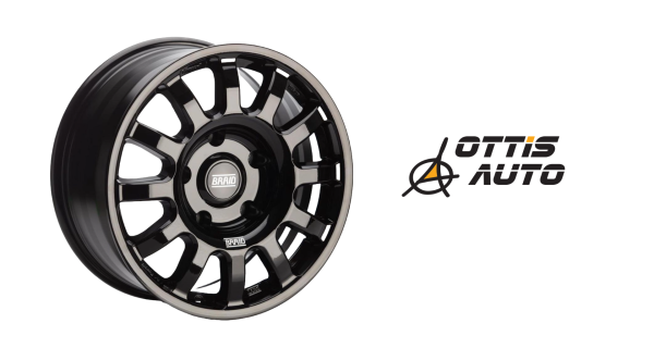 DAKKAR BLACK SHINY – LC200 5 x 150 (17INCH) – BRAID