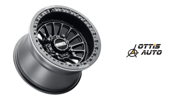 DELTA 11 4X136.5 15X10 SATIN BLACK – REAR WHEEL (2PCS)