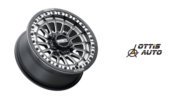 DELTA 11 78302 4X136.5 15X7 SATIN BLACK CONTRA CUT – FRONT WHEEL (2PCS)