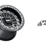 DELTA 11 78305 4X136.5 15X10 SATIN BLACK CONTR CUT - REAR WHEEL (2PCS)