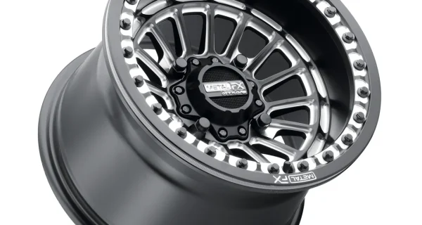 DELTA 11 78305 4X136.5 15X10 SATIN BLACK CONTR CUT – REAR WHEEL (2PCS)